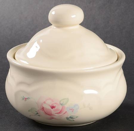 Secret Rose Sugar Bowl & Lid