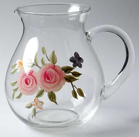Secret Rose 64 Oz Glassware Pitcher