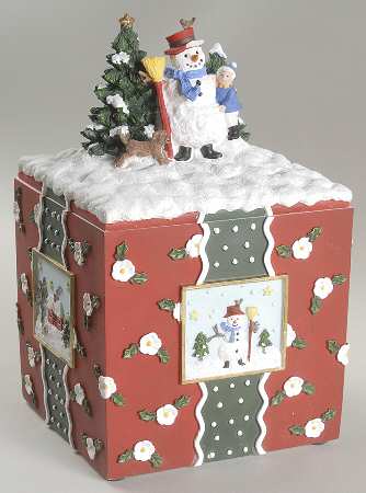 Snow Village Holiday Memory Box