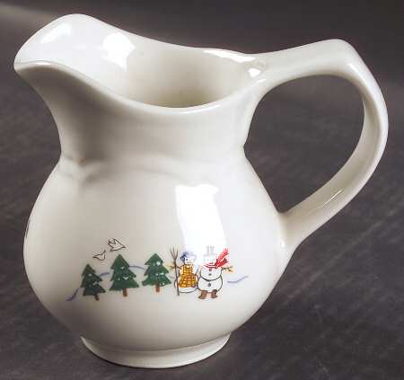 Snow Village Creamer