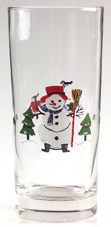 Snow Village 17 Oz Glassware Cooler