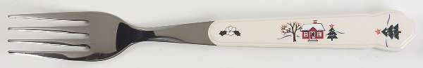 Snow Village Dinner Fork (7 1/2" or Larger)