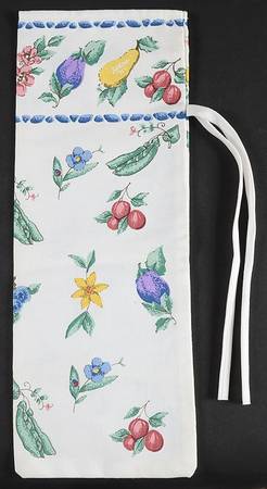 Summer Garden Cloth Wine Bag