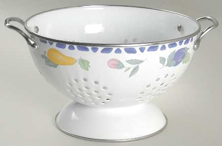 Summer Garden Metal Colander