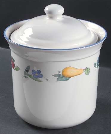 Summer Garden Large Canister & Lid