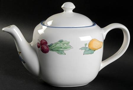 Summer Garden Oval Teapot & Lid