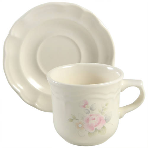 Flat Cup & Saucer Set