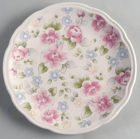 Tea Rose Accent Luncheon Plate by Pfaltzgraff