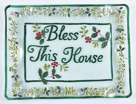 Winterberry 17" Glassware Rectangular Platter