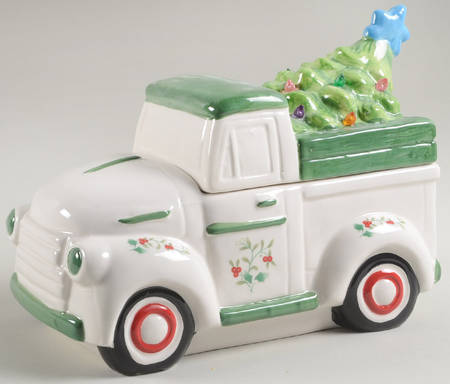 Winterberry Figural Cookie Jar & Lid