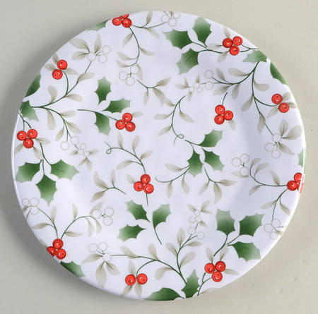 Winterberry Melamine Salad Plate