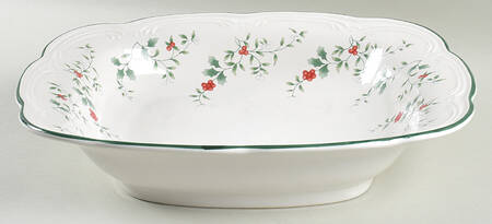 Winterberry 14" Square Pasta Serving Bowl