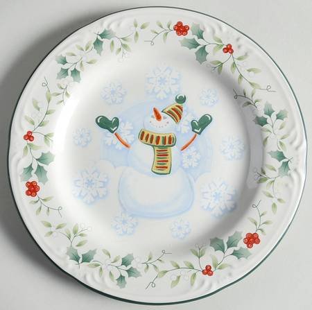 Winterberry Accent Salad Plate