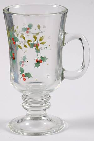 Winterberry Glassware Irish Coffee by Pfaltzgraff