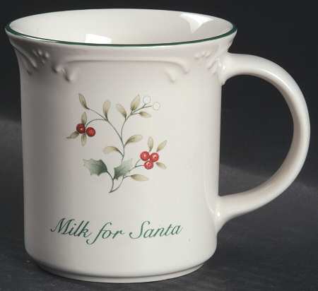 Winterberry Milk for Santa Mug