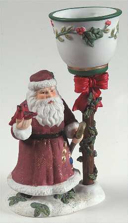 Winterberry Ceramic and Metal Lantern