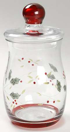 Winterberry Medium Glassware Canister by Pfaltzgraff