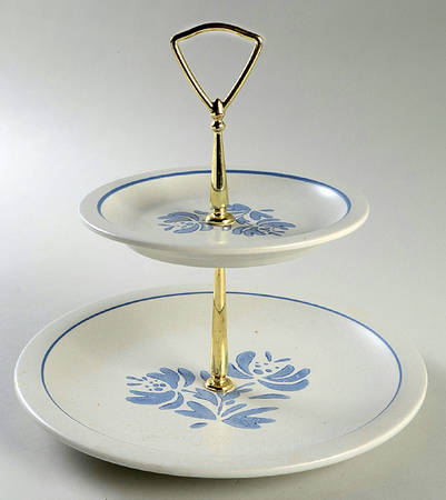 Yorktowne 2 Tiered Serving Tray (Dplm1 & Spsm)