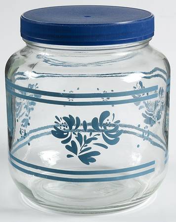 Yorktowne 6" Glassware Storage Jar & Lid