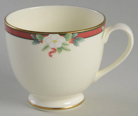 Yuletide (Bone) Footed Cup