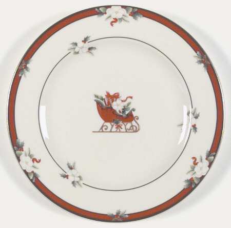 Yuletide (Bone) Accent Salad Plate by Pfaltzgraff