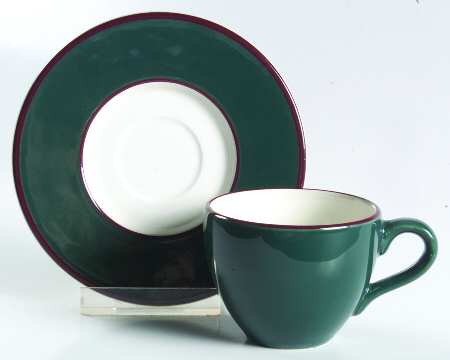 PGN3 Flat Demitasse Cup & Saucer Set