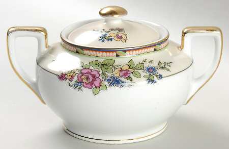3552 Sugar Bowl & Lid by Phoenix (Czech)