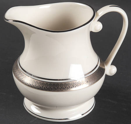 Geneva (Ivory Background) Creamer by Pickard