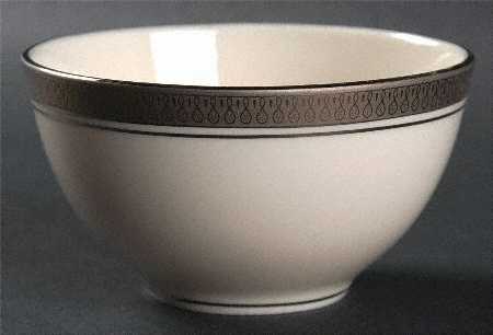 Geneva (Ivory Background) Open Sugar Bowl
