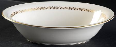 Laurel 9" Oval Vegetable Bowl by Pickard