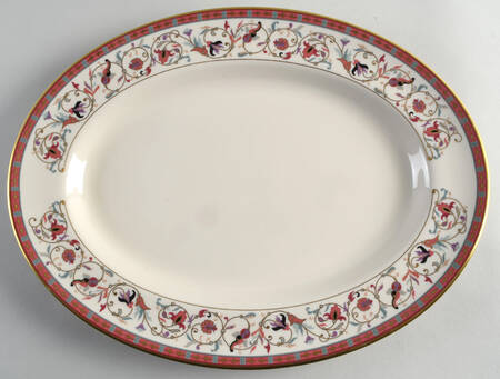 Natasha 15" Oval Serving Platter
