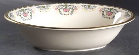 Navarre 9" Oval Vegetable Bowl by Pickard