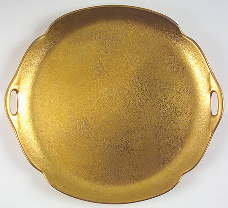 Rose and Daisy Handled Cake Plate by Pickard