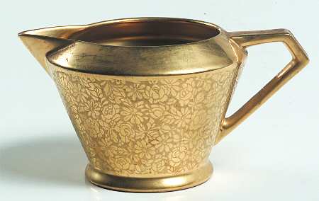 Rose and Daisy Creamer by Pickard