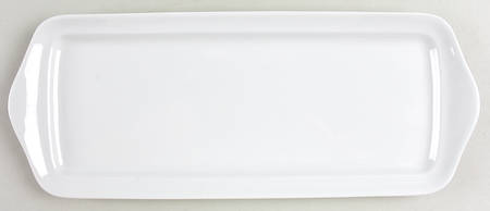 Culinaire White 14" Rectangular Serving Platter