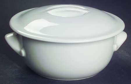 Culinaire White Individual Casserole & Lid