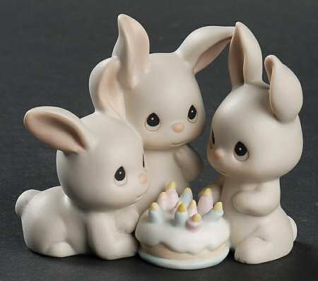 Another Year and More Grey Hares by Precious Moments