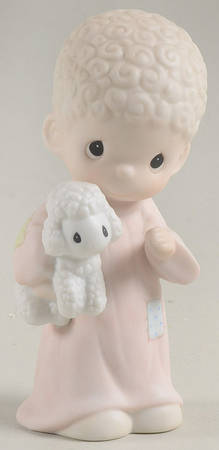 Come Let Us Adore Him-Nativity Olive Branch-Shepherd Holding Lamb - No Box-Olive Branch Mark
