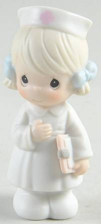 Sugar Town Figurines & Houses Jan-Trumpet-Nurse Holding Clipboard - Trumpet Trademark With Box
