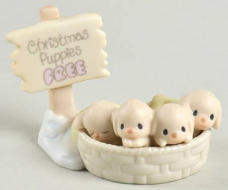 Sugar Town Figurines & Houses Trumpet-Free Christmas Puppies - Trumpet Trademark, No Box