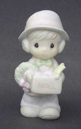 Sugar Town Figurines & Houses Dusty-Ship-Boy With Box Of Ornament - Nb9 Sailboat, No Box