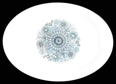 Toledo 14" Oval Serving Platter by Pontesa