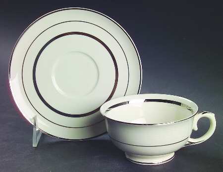 Era Footed Cup & Saucer Set by Pope Gosser