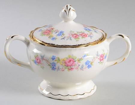 Flora Bell Sugar Bowl & Lid