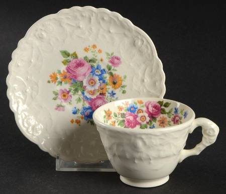 25004 Footed Demitasse Cup & Saucer Set