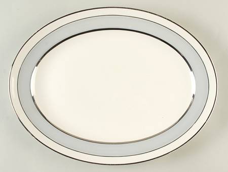 Silver Dawn 13" Oval Serving Platter
