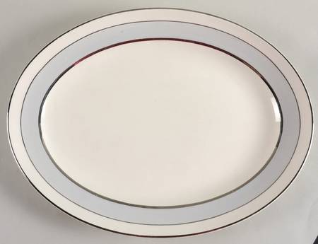 Silver Dawn 15" Oval Serving Platter