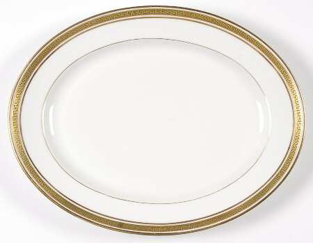 The Athena 13" Oval Serving Platter