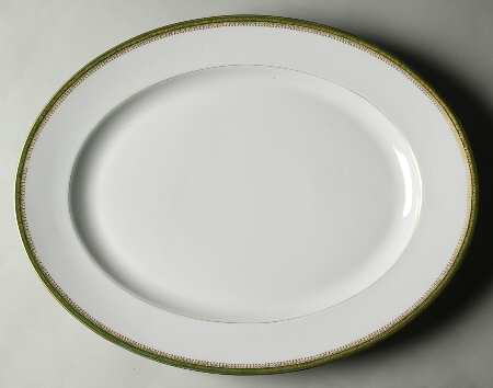 Narbonne (Verge, Rim) 17" Oval Serving Platter