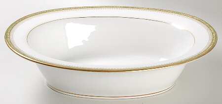 Narbonne (Verge, Rim) 9" Oval Vegetable Bowl